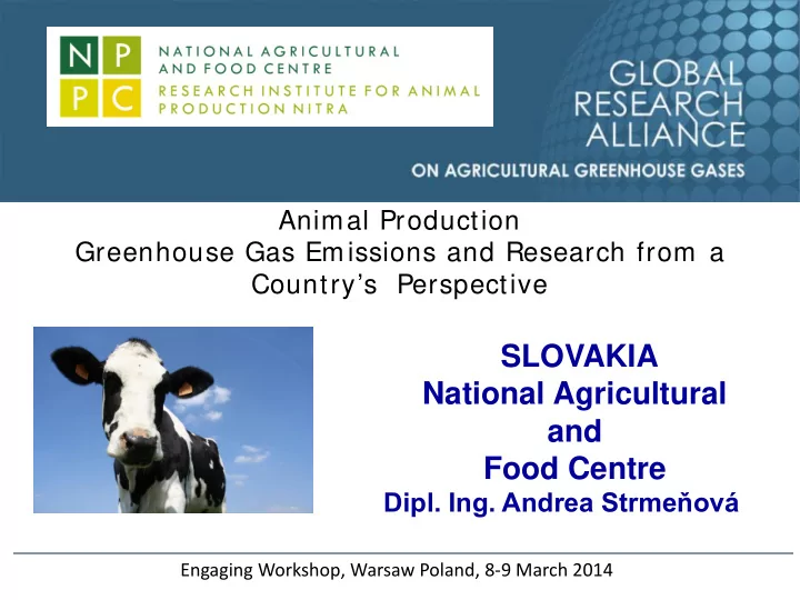 slovakia national agricultural and food centre
