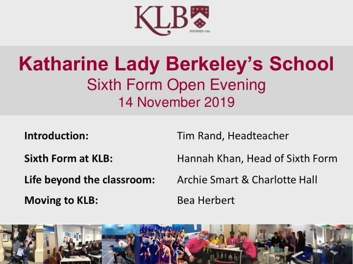 katharine lady berkeley s school