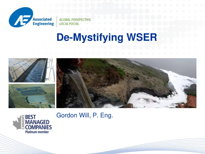 de mystifying wser