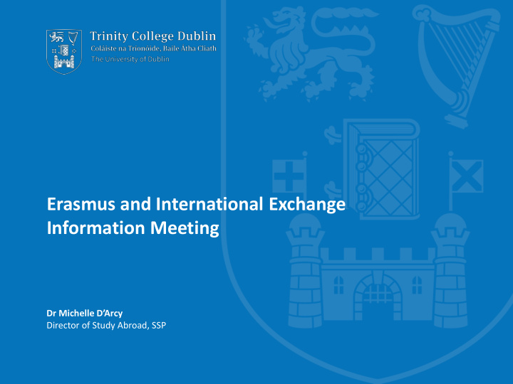 erasmus and international exchange