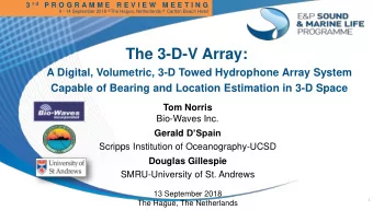 The 3-D-V Array:  A Digital, Volumetric, 3-D Towed Hydrophone Array System  Capable of Bearing and