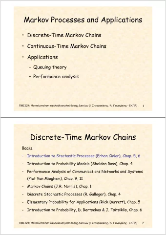 Discrete Time Markov Chains  Discrete-Time Markov Chains  Books  -  Introduction to Stochastic