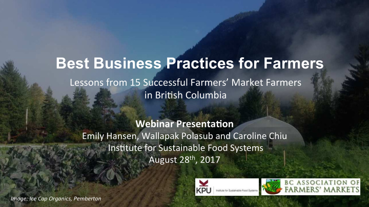 best business practices for farmers