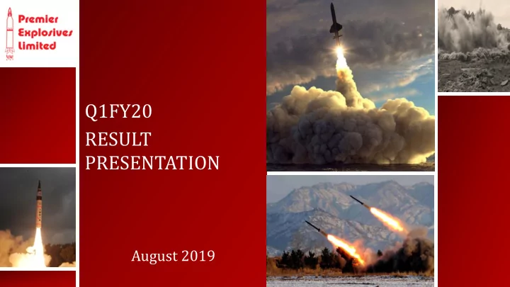 q1fy20 result presentation
