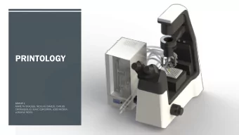 PRINTOLOGY  Our Hedgehog Concept    Product Overview    PRESENTATION  Subsystem Analyses