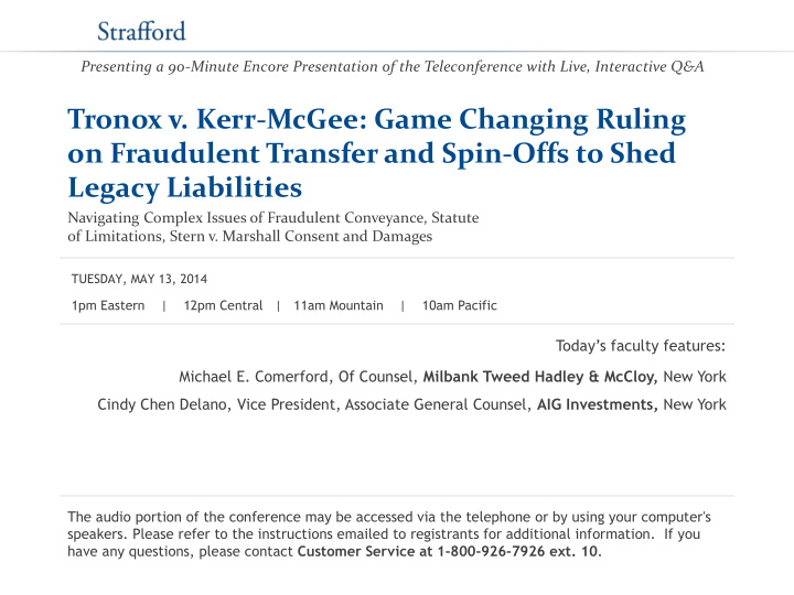 tronox v kerr mcgee game changing ruling on fraudulent