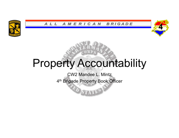 property accountability