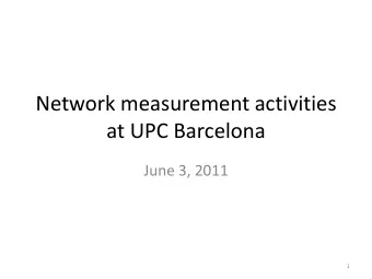 at UPC Barcelona  June 3, 2011  1  About us  Advanced Broadband Comm. Center (CCABA)