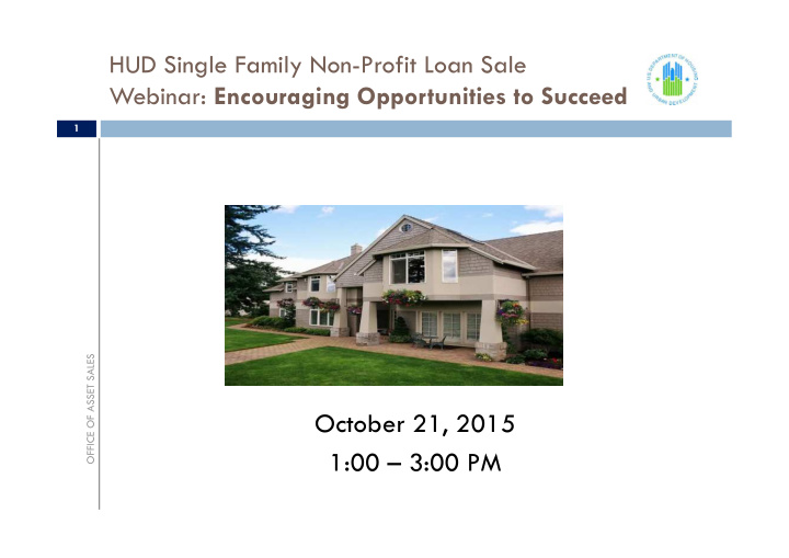 october 21 2015 1 00 3 00 pm overview of the webinar
