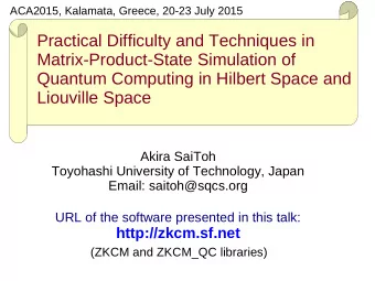 Practical Difficulty and Techniques in  Matrix-Product-State Simulation of  Quantum Computing in