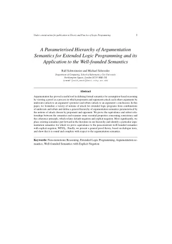 A Parameterised Hierarchy of Argumentation  Semantics for Extended Logic Programming and its