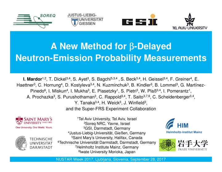 a new method for delayed neutron emission probability