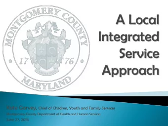 Information about the County  1 Million Residents  17% Anticipated growth  __________  50.6% Ethnic