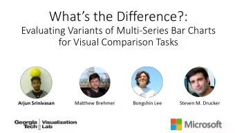 Whats the Difference?:  Evaluating Variants of Multi-Series Bar Charts  for Visual Comparison