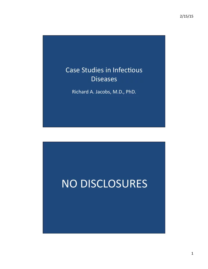 no disclosures