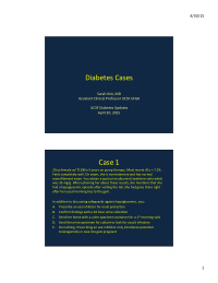 diabetes cases