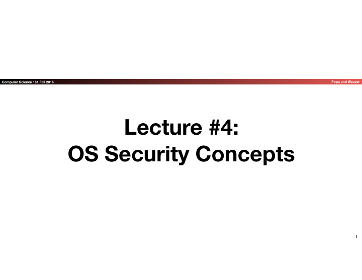 lecture 4 os security concepts