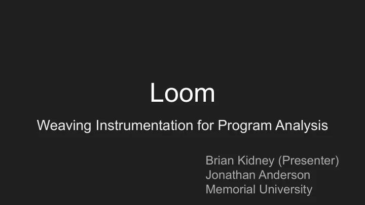 loom