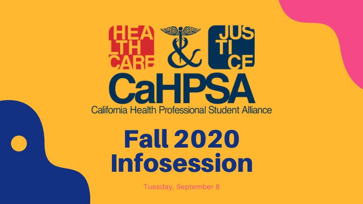 fall 2020 infosession