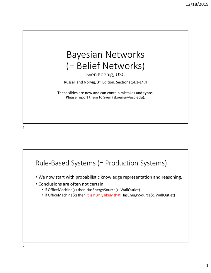 bayesian networks belief networks
