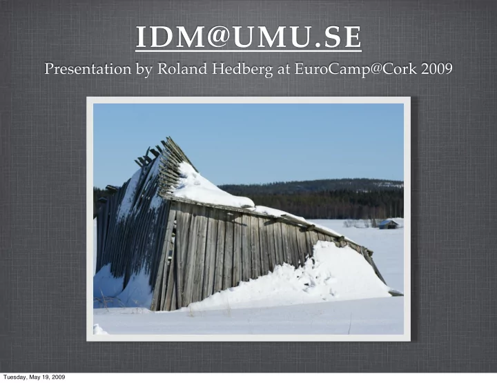 idm umu se