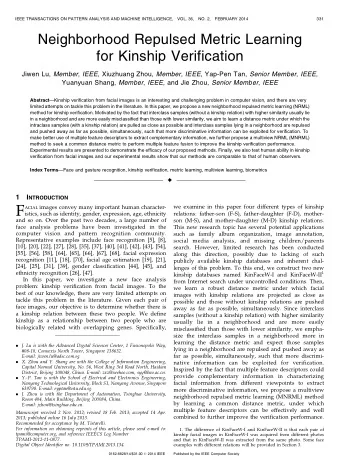 F ACIAL images convey many important human character-  we examine in this paper four different