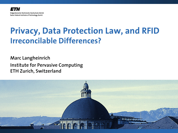 privacy data protection law and rfid