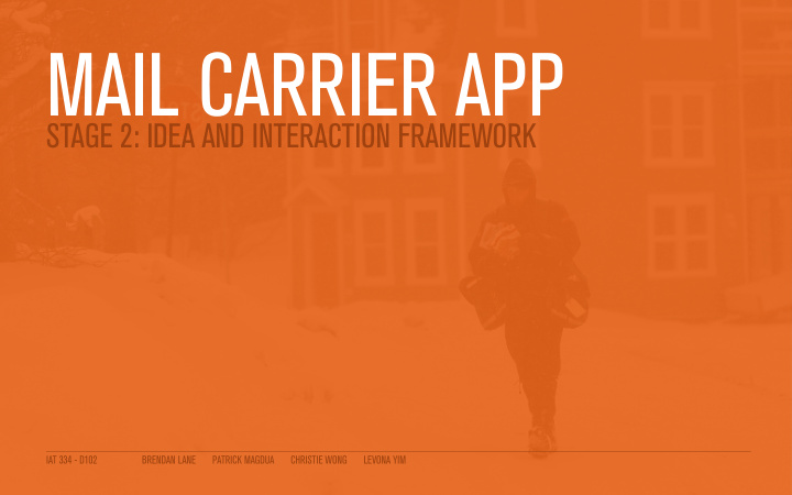 mail carrier app