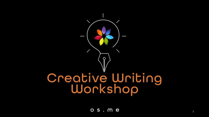 creative writing workshop