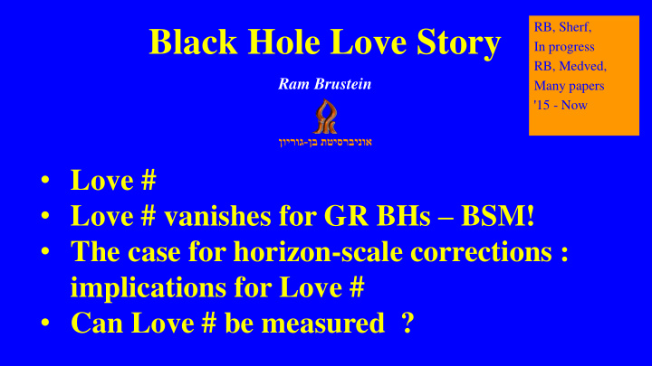 black hole love story