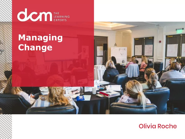managing change