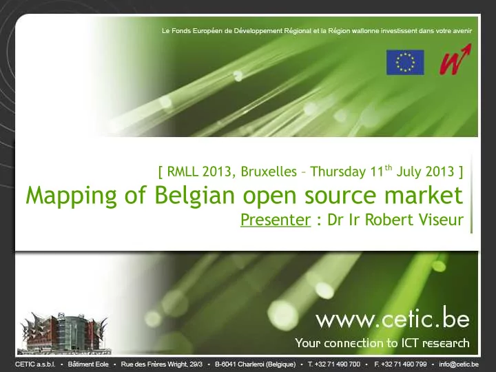 mapping of belgian open source market