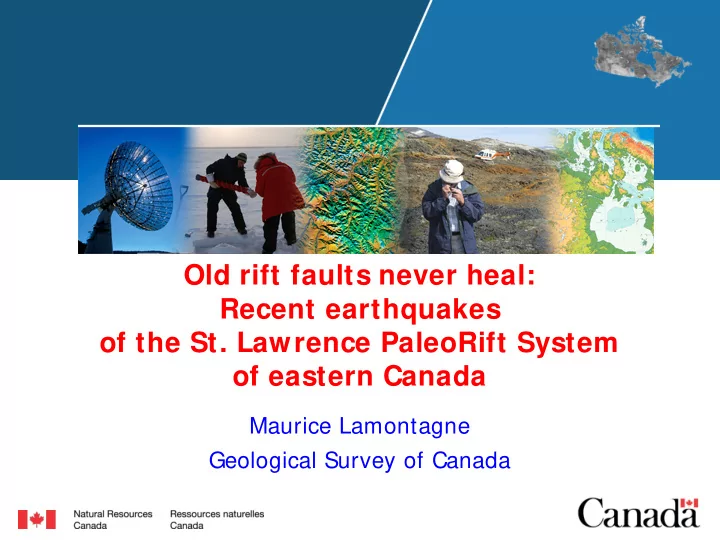 old rift faults never heal recent earthquakes of the st
