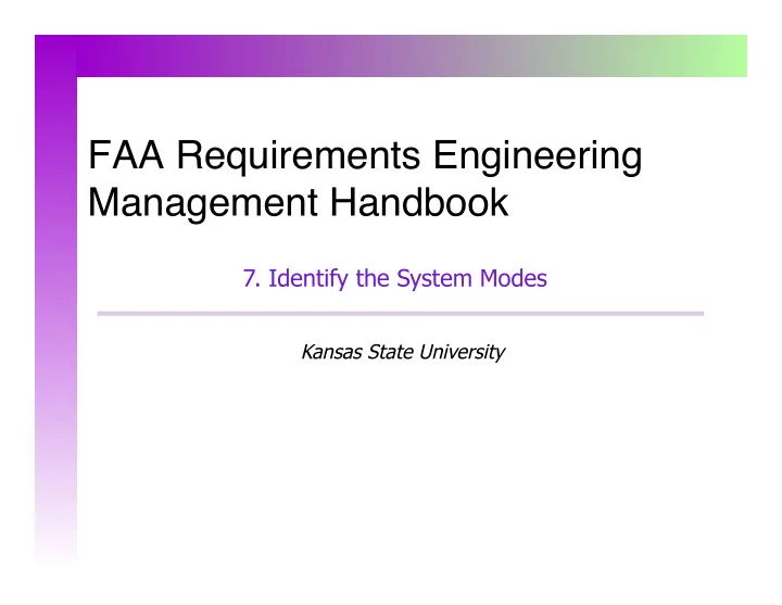 management handbook
