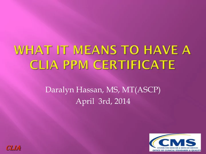daralyn hassan ms mt ascp april 3rd 2014