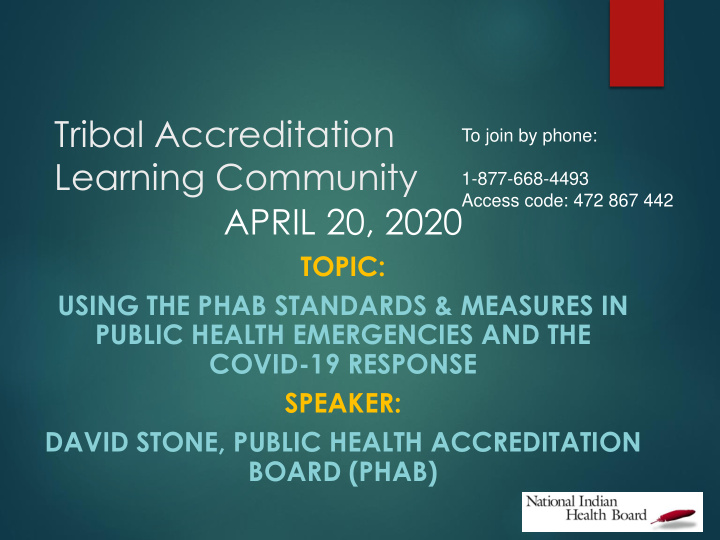 tribal accreditation