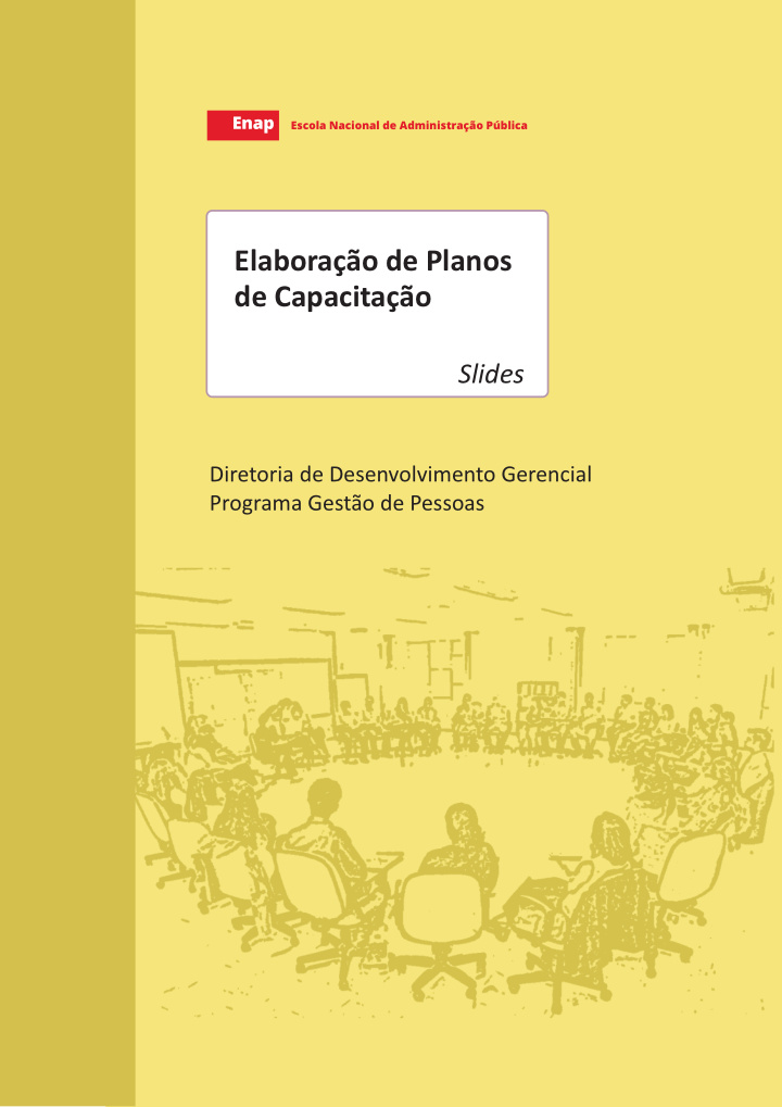 elabora o de planos de capacita o