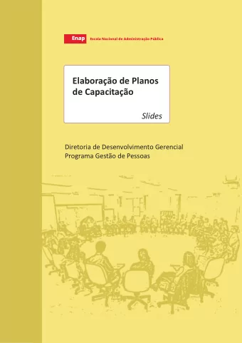 Elaborao de Planos  de Capacitao  Slides  Diretoria de Desenvolvimento Gerencial  Programa