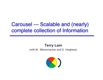 Terry Lam  (with M.  Mitzenmacher and G. Varghese)  Denial of Service  Worm outbreak  Millions
