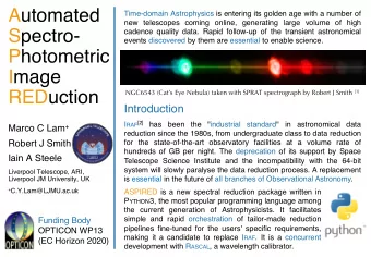 Automated  Time-domain Astrophysics is entering its golden age with a number of  new telescopes