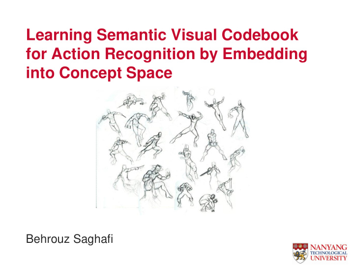 learning semantic visual codebook