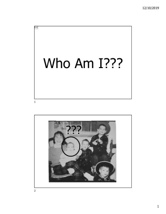 Who Am I???  1  ???  2  1  12/10/2019  Bishop Mark Bartosic  3  Symbols  of a  Bishop  4  2