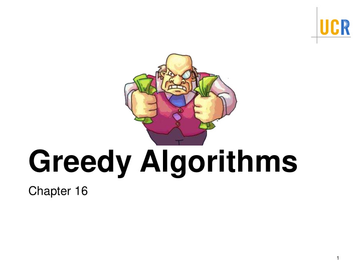 greedy algorithms