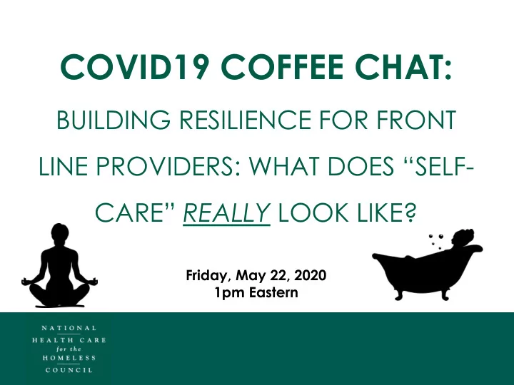 covid19 coffee chat