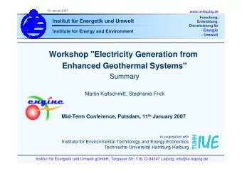 Technische Universitt Hamburg-Harburg         in cooperation