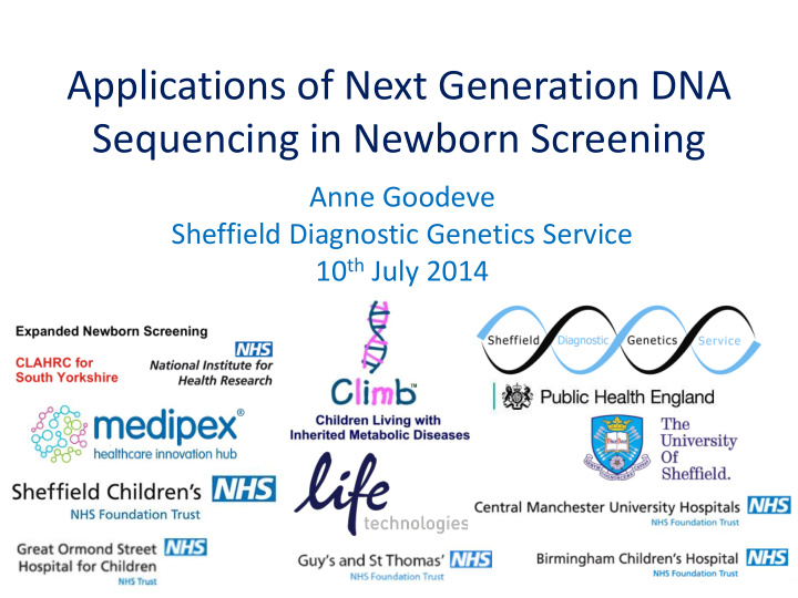 applications of next generation dna