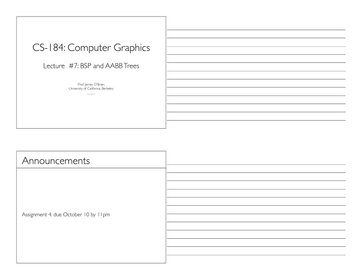 cs 184 computer graphics