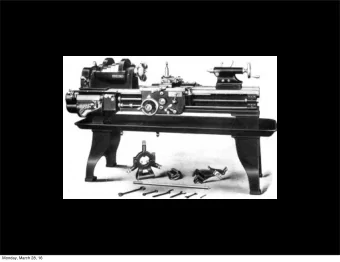 Monday, March 28, 16  The Bauhaus  Monday, March 28, 16  In 1919, Walter Gropius was the first