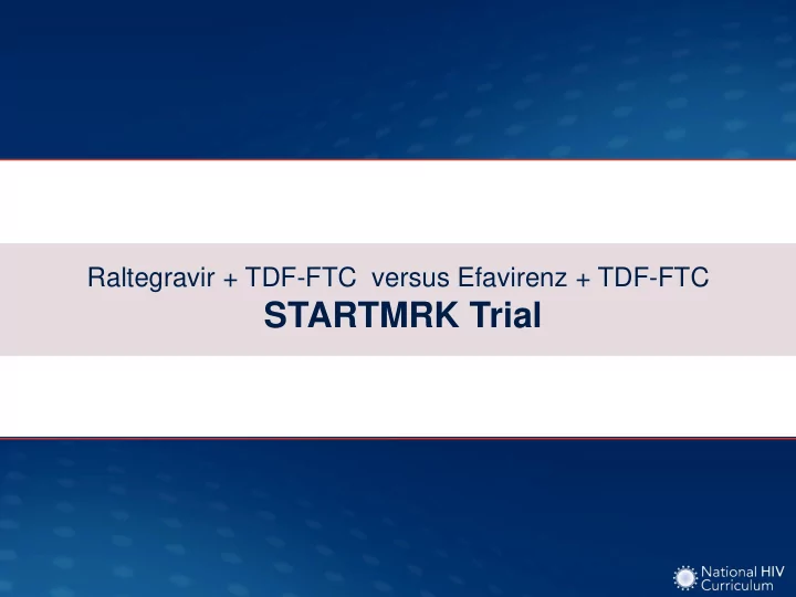 startmrk trial