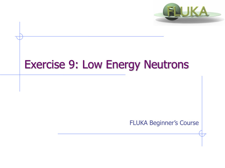 exercise 9 low energy neutrons